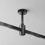 Крепление потолочное Short одинарное 78мм Flarity черный Maytoni Accessories for tracks Flarity TRA156С-S1-B