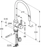 Смеситель Kludi Bingo star 428520578 для раковины