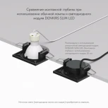 Встраиваемый точечный светильник Denkirs DK2031-BK