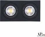 Встроенный точечный светильник APL LED Ingrid 3322.TCH111/2S/BK
