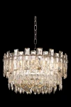 Подвесная люстра Fluorite Constancia FL1064-14P (220V, хрусталь, на цепи)