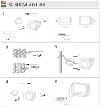 Настенный светильник уличный Alceno SL9504.401.01 (LED, 220V, IP54)