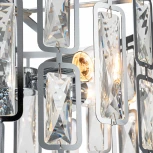 Подвесная люстра Escada Glow 2102/4S Chrome Е27*60W (220V, на цепи, круглые)