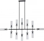 Потолочная люстра на штанге (11053/12R Black) Indigo Saetta V000566 (220V)