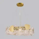 Подвесной светильник Lumion Queeny 6582/6 золотой/прозрачный, золотой металл/стекло, металл E14 6*40W 220V (на тросе)