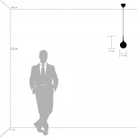 Подвесной светильник Lightstar Globo 813013 (220V, на проводе, шар)