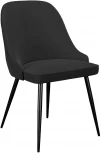 Стул 256 микровелюр К21 черный, ножки черные Dikline 00-00060799