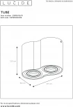 Накладной точечный светильник Lucide Tube 22952/02/31 (220V)