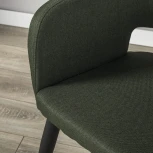 Стул R-Home Oscar тёмно-зеленый/черный