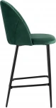 Стул полубарный Stool Group Логан велюр зелёный УТ000035465