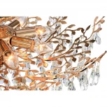 Потолочная люстра Stilfort Sofia 1031/03/08C (220V, хрусталь, листья)