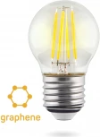Лампочка светодиодная шар прозрачная E27 6,5W 220V 800 lm 2800K Voltega Globe E27 9W Graphene 7138