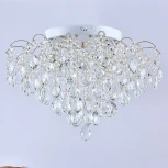 Потолочная люстра хрустальная Reluce 04039-0.3-07 WH+GOLD PN (220V)