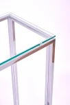 Консольный стол AllConsoles 1082-CS clear серебряный