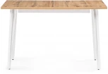 Стол раскладной Woodville Денвер Лофт 120 25 мм дуб вотан / белый матовый 506948