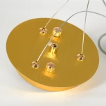 Подвесная люстра Lussole Mesa LSP-8851 (220V, хрусталь, на тросе, ветки)