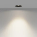 Встраиваемый светильник под гипсокартон Maytoni Move DL060-9W3-4-6K-TRS-B (LED, 220V, круглые)