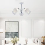 Потолочная люстра на штанге Arte Milano Napoli 326008/5 WH+CR (220V)