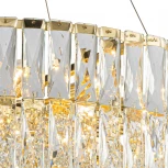 Подвесная люстра (12050/18P Gold) Indigo Vortice V000598 (220V, на тросе, круглые)