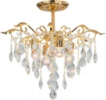 Люстра потолочная на штанге Mona 1128/4 E27*60W French Gold
