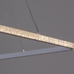 Подвесной светильник светодиодный с пультом Reluce 06316-3.9-01 WH (ночной режим, 220V, на тросе, кольцо)