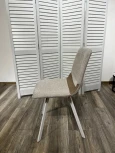 Обеденный стул M-City ELLEN WZ2042-02 светло-бежевый/ RU-09 серо-бежевый/ белый каркас