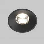 Встраиваемый светильник Maytoni Round DL058-12W4K-B (LED, 220V, круглые)