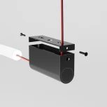 Накладные крепления для круглого гибкого неона черный Elektrostandard Full light FL 28101