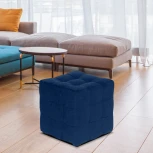 Пуф Dreambag Лотос Синий Велюр 13212