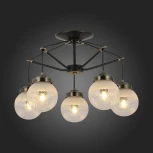 Потолочная люстра на штанге Evoluce Stricce SLE110302-05 (220V, шарики)