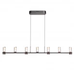 Подвесной светильник Odeon Light Defance 7143/45L черный gun powder/акрил/металл IP20 LED 40W 2470Лм 3000K 180° 220V