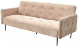 Диван-кровать МОНАКО бежевый #5, велюр, трехместный, прямой, клик-кляк M-City 461MC04860