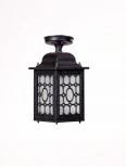 Потолочный светильник уличный Oasis Light LONDON S 64805SA Bl (220V, фонарь, IP44)