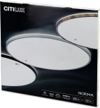 Настенно-потолочный светильник круглый светодиодный с подсветкой Citilux Norma CL748600 (220V, круглые, IP40)