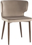 Стул Stool Group Матео с кантом велюр шампань ножки дерево УТ000034865