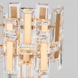 Интерьерная настольная лампа Bogate's Lago 01108/1 Strotskis (220V, хрусталь Strotskis, подвески)