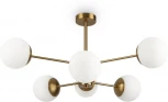 Потолочная люстра на штанге Freya Sonder FR5204PL-06BS (220V, шарики)