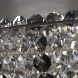 Потолочная люстра светодиодная APL LED Sicilia SH610.2.80.R.Ni.4000.Clear.731 (220V, хрусталь, круглые)