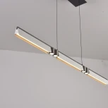 Подвесной светильник iLedex Vision 9309D-1200-2 WH+BK (220V, на проводе)