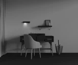 Настенный светильник со спотом Maytoni Comodo C031WL-L8B3K1