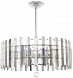 Подвесная люстра хрустальная на штанге Arte Milano Sorrento-1409 371409/8/350/570 CR (220V)