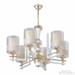 Подвесная люстра Arte Milano Florentia-6087 306087/6 Wh/Gd (220V, на цепи)