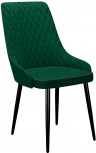 Стул DikLine 305 микровелюр K13 изумруд, ножки черные