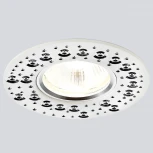 Встраиваемый точечный светильник Ambrella Алюминий С Узором A801 W (220V)