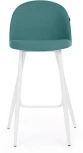 Барный стул Woodville Сондре бирюзовый / белый 464891