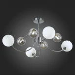 Люстра потолочная на штанге светодиодная Formae SLE220912-08 (шар)