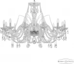 Подвесная люстра Bohemia 105 105/12/360 Ni (220V, подвески, на цепи, подсвечник, свеча)