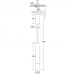 Спот на штанге Arte Lamp Andromeda A2509PL-1WH (LED, 220V)