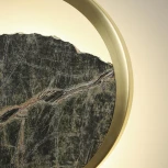 Настенный светильник светодиодный Odeon Light Valley 7068/9WL темно-зеленый/мрамор/металл IP20 LED 9W 240Лм 3000K 220V (круглые)