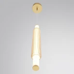 Бра/подвесной светильник Lumion Trendy 8259/15WCL золото/амбер, металл/акрил/стекло LED 15W 4000К 220V